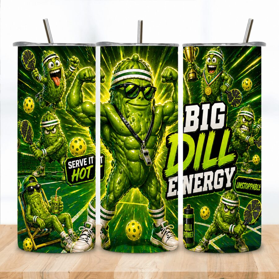 Big Dill Energy tumbler wrap
