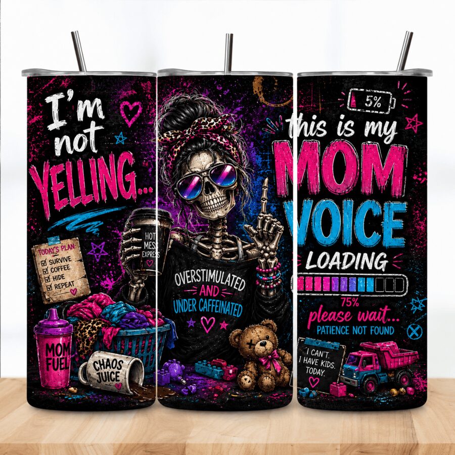 Mom Voice tumbler wrap